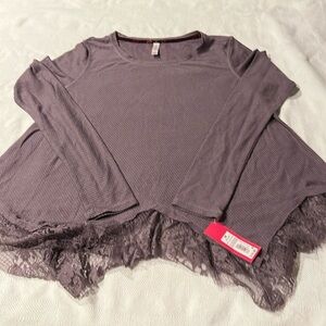 NWT xhileration purple top
